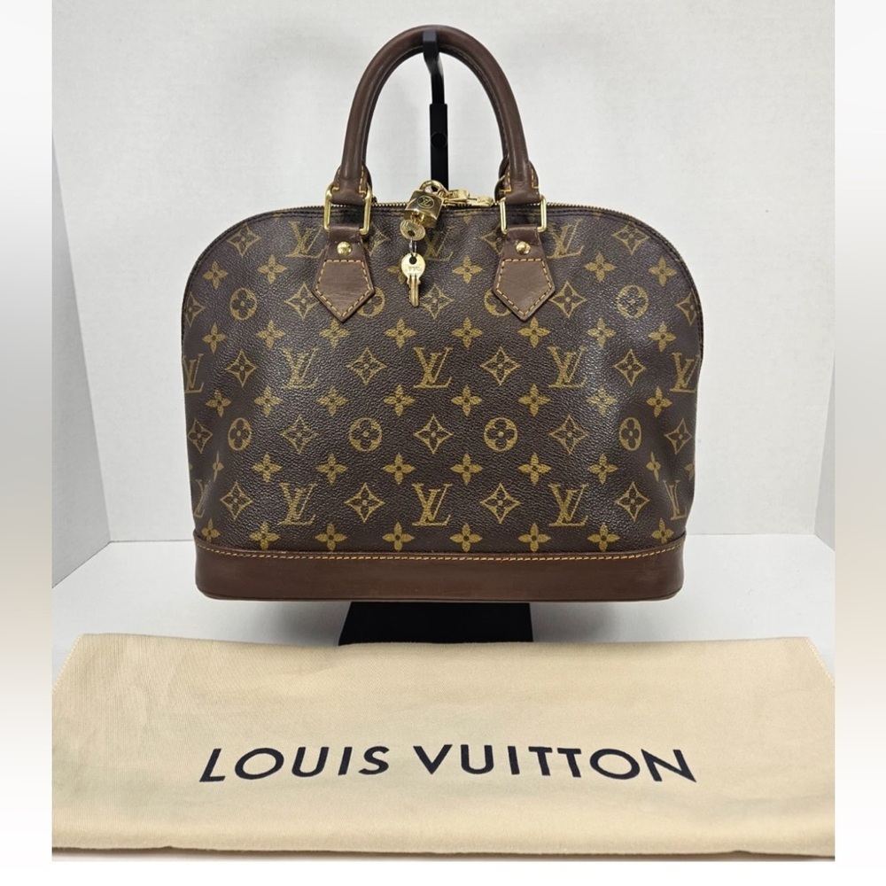 Louis Vuitton  Alma Monogram Satchel